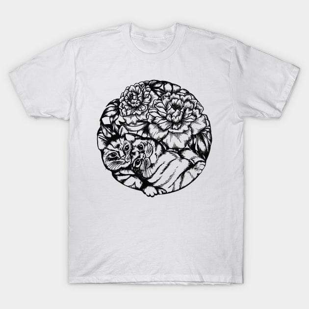 Kitties T-Shirt by Akbaly